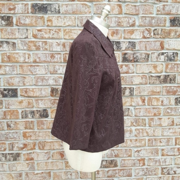 NWT Requirements Floral A-Line Blazer - Picture 3 of 5